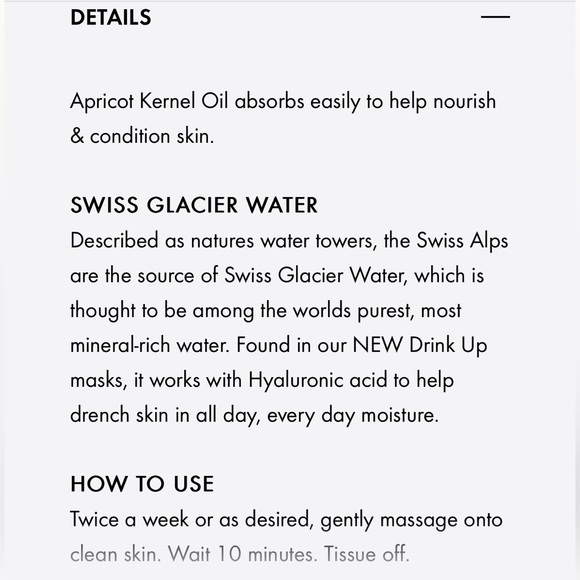 NEW FULL SIZE ORIGINS DRINK UP 10 MINUTE HYDRATING MASK 75 ml - Picture 5 of 5